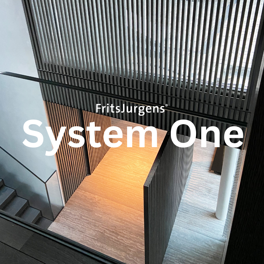 System One pivot door system by FritsJurgens